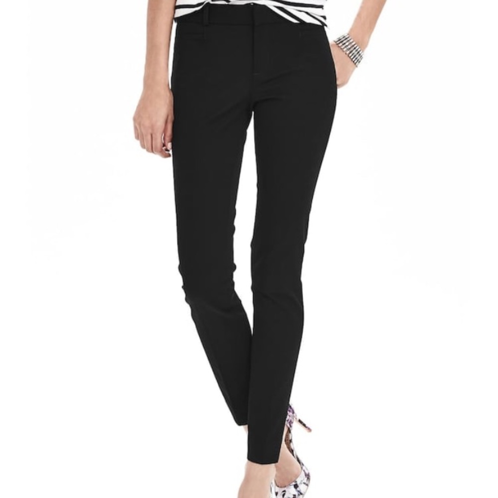 Banana Republic Sloan Fit Solid Pant (black)